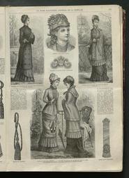 Revue Ancienne LA MODE ILLUSTRÉE N°17 - 27 Avril 1884 - Pièce De Collection (+140 Ans)