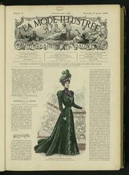 Revue Ancienne 'La Mode Illustrée' N°6 - 6 Février 1898 (occasion, état Vintage)