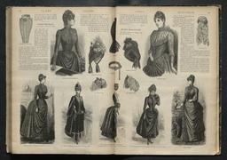 Revue Ancienne "La Mode Illustrée" N°50 - 14 Décembre 1884 (Collection Vintage)