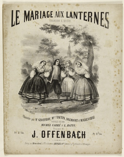 Le Mariage aux lanternes : chanson à boire
