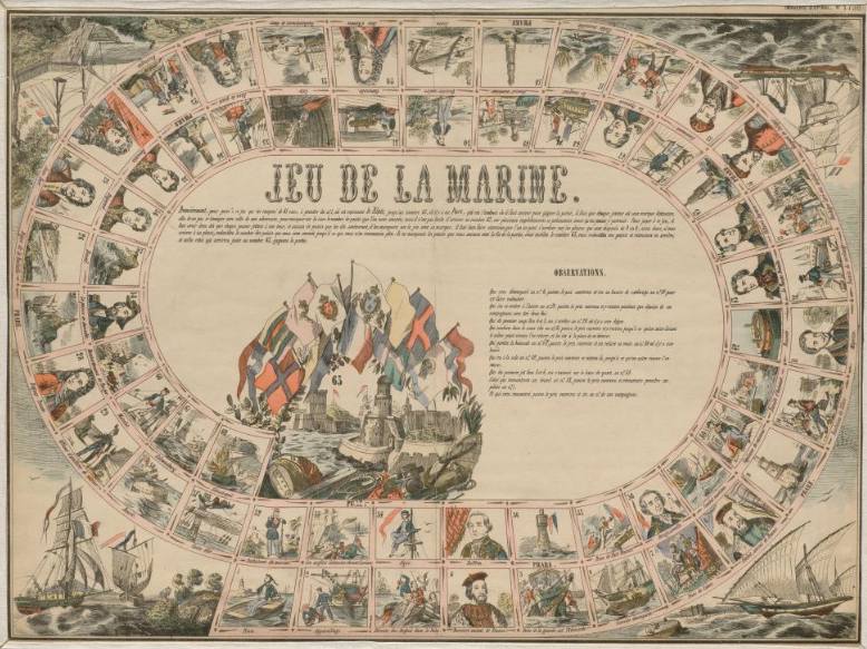 Lot De 4 Plateaux De Jeu De L'oie Anciens – XIXe/XXe Siècle – Bon état – France