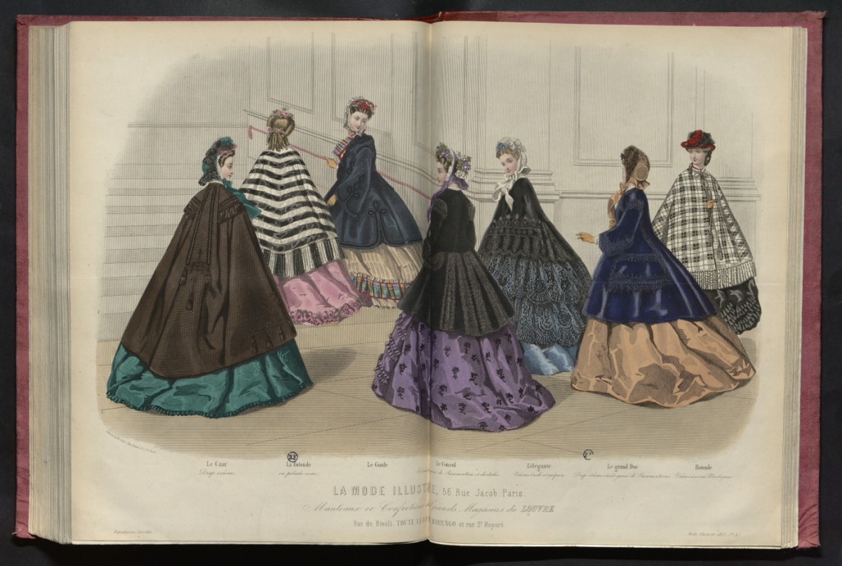 La Mode Illustree -Sunday, 28 October 1866, No.44, French