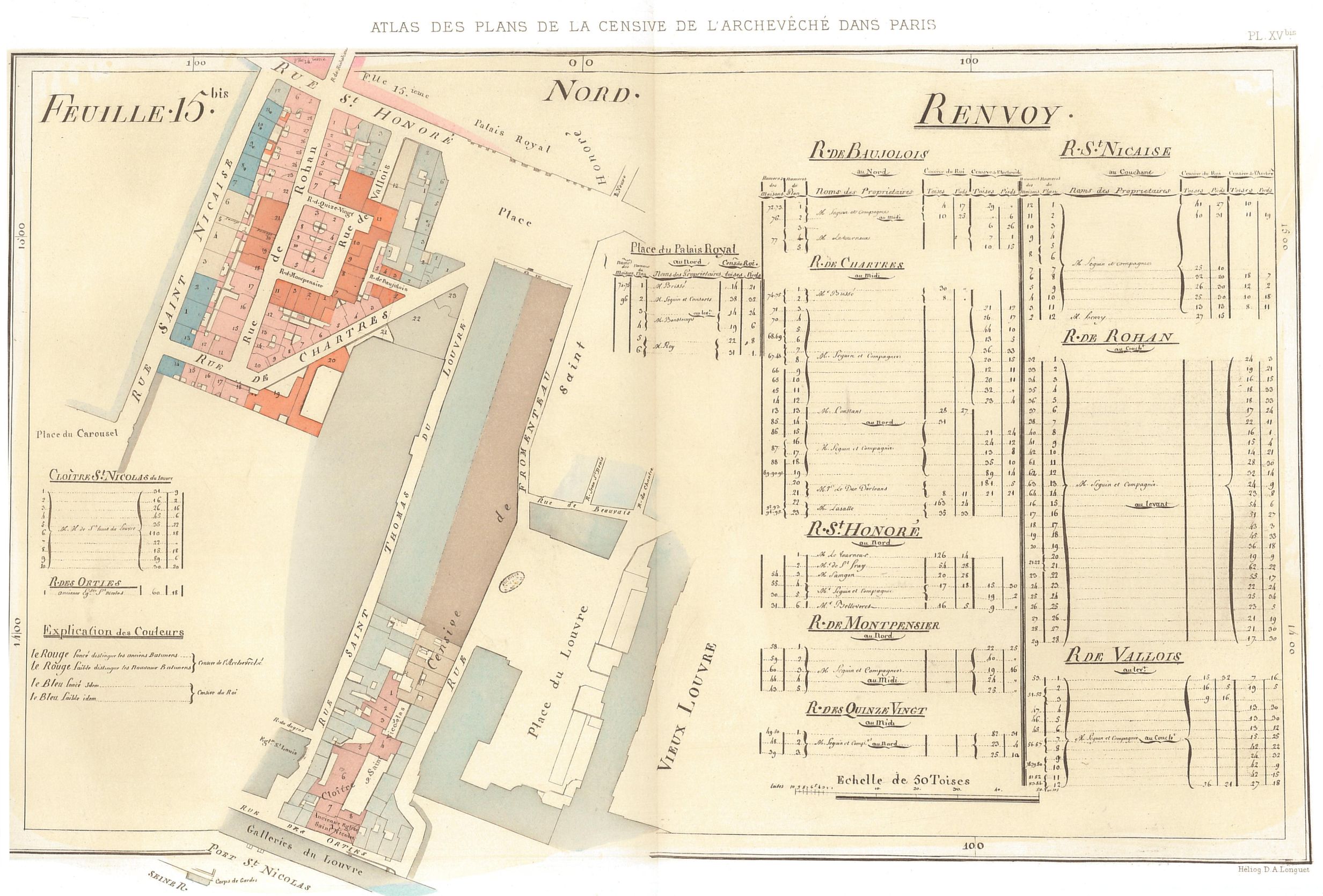 L’Original de la semaine : Atlas de la censive de l’Archevêché dans ...