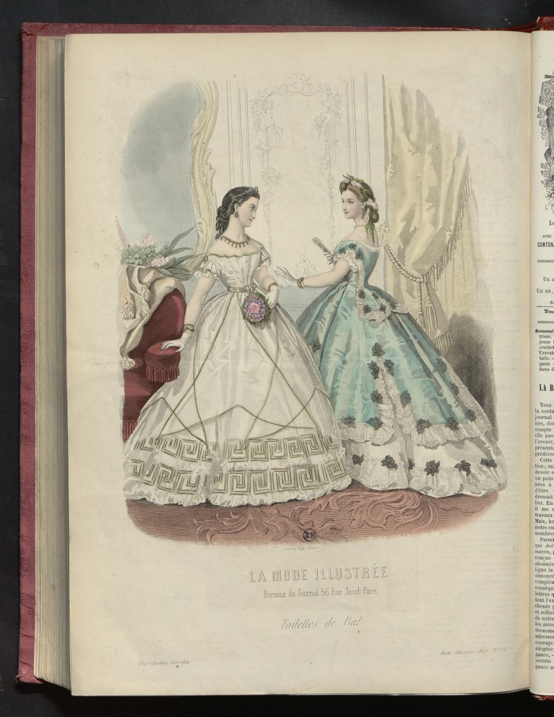 La Mode Illustrée, janv. 1860 – janv. 1936 - Bibliothèques